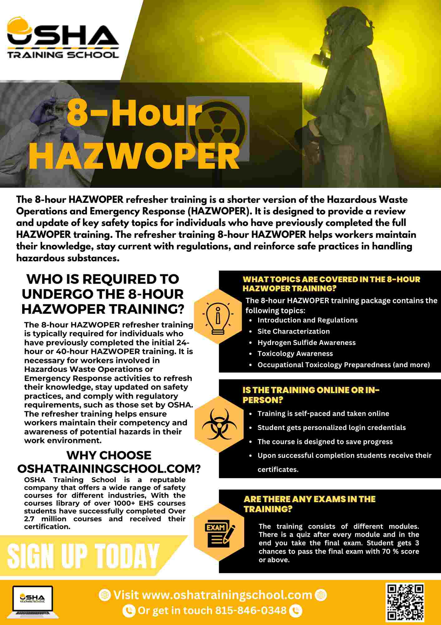 Hazwoper Hour Annual Refresher Online Training