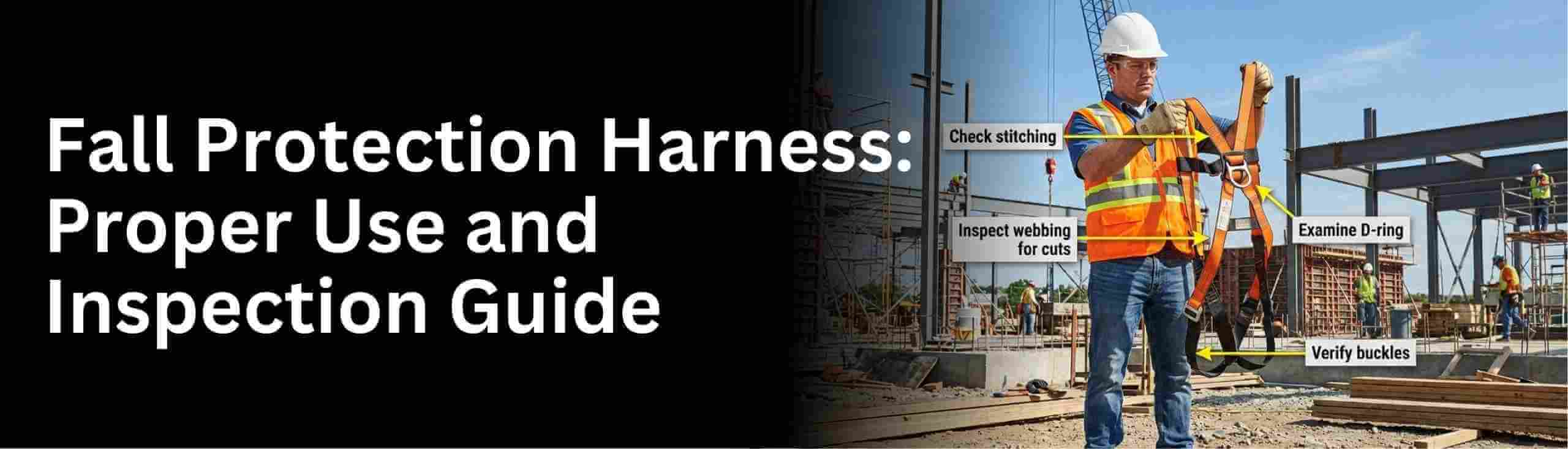 Know about how to check fall protection hareness check and use